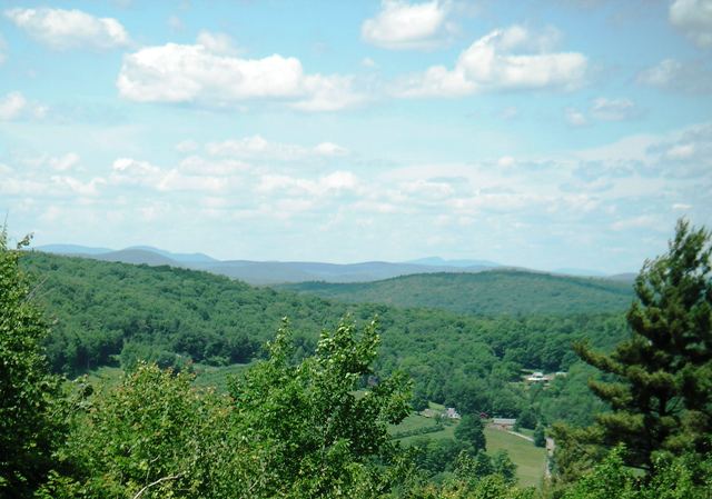 north from Ashfield, MA